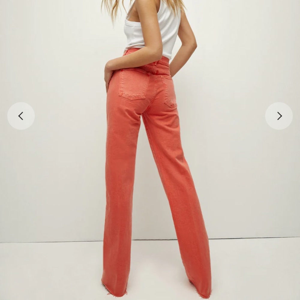 HOST PIC VERONICA BEARD DYLAN HIGH RISE STRAIGHT LEG SILHOUETTE JEANS SIZE 28 - Picture 2 of 7